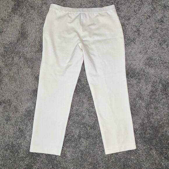 Susan Graver Large Petite Cream Colored Rayon and and Spandex Slacks. - Picture 5 of 5